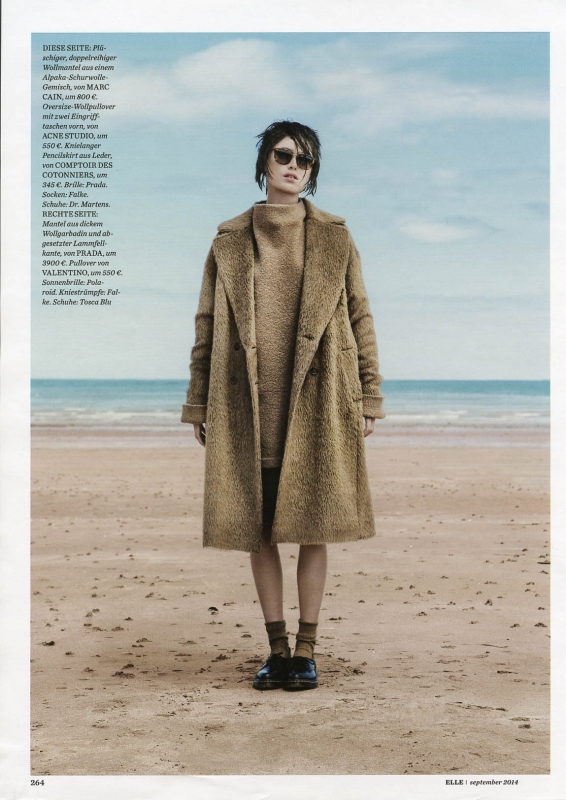 Sophie Vlaming for Elle Germany September 2014 photographer Carl Bentsson 